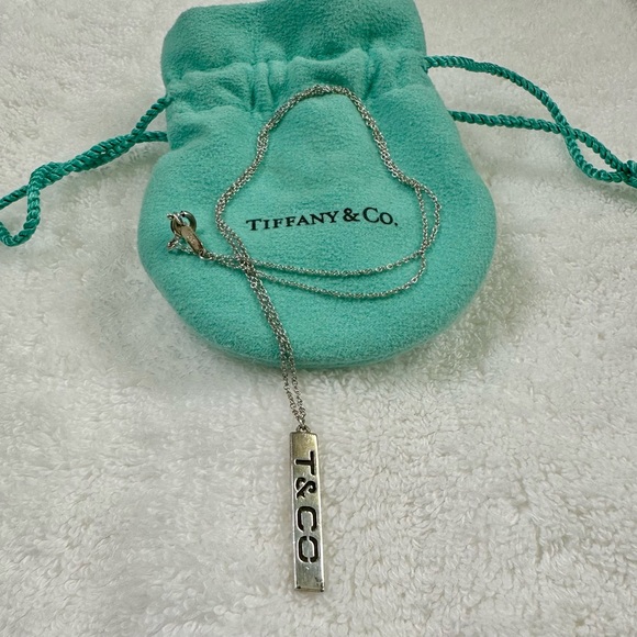 Tiffany & Co. sterling silver pendant necklace